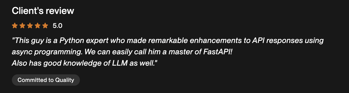 Client review 3
